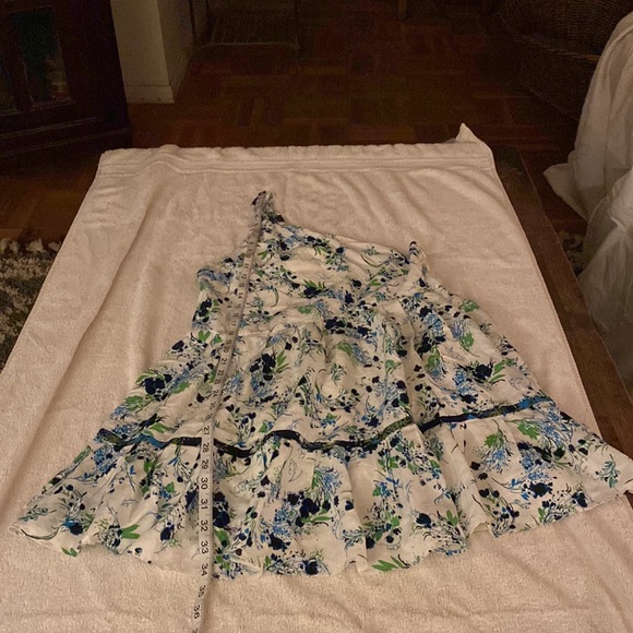 Free People floral fabulous one shoulder fun dress. So adorable and pretty! - Picture 8 of 12